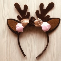 Santa's reindeer - girls costume - dress - set