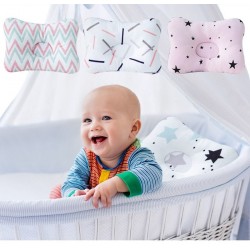 Posicionador de cabeça para bebês e crianças - almofada de algodão 3D