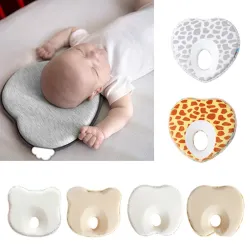 Cuscino anti rotolo infantile - posizionatore del sonno con foro - prevenzione della testa piatta