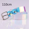 CinturonesTransparent - arco iris láser - cinturón de moda - 90cm - 100cm - 110cm - 120cm