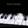 Piano88 teclas - Notas de piano colorido - pegatinas de teclado transparente