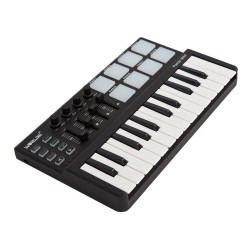 PianoMini teclado USB de 25 teclas & Drum Pad MIDI controlador