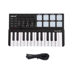 PianoMini teclado USB de 25 teclas & Drum Pad MIDI controlador