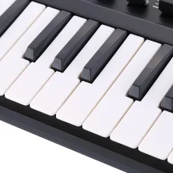 PianoMini teclado USB de 25 teclas & Drum Pad MIDI controlador