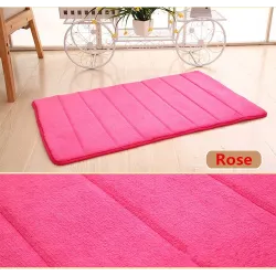 Bathroom mat - memory foam floor carpet - water absorbent