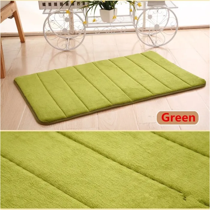 Bathroom mat - memory foam floor carpet - water absorbent
