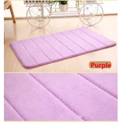 Bathroom mat - memory foam floor carpet - water absorbent