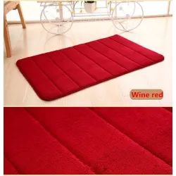 Bathroom mat - memory foam floor carpet - water absorbent