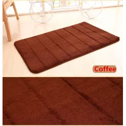 Bathroom mat - memory foam floor carpet - water absorbent