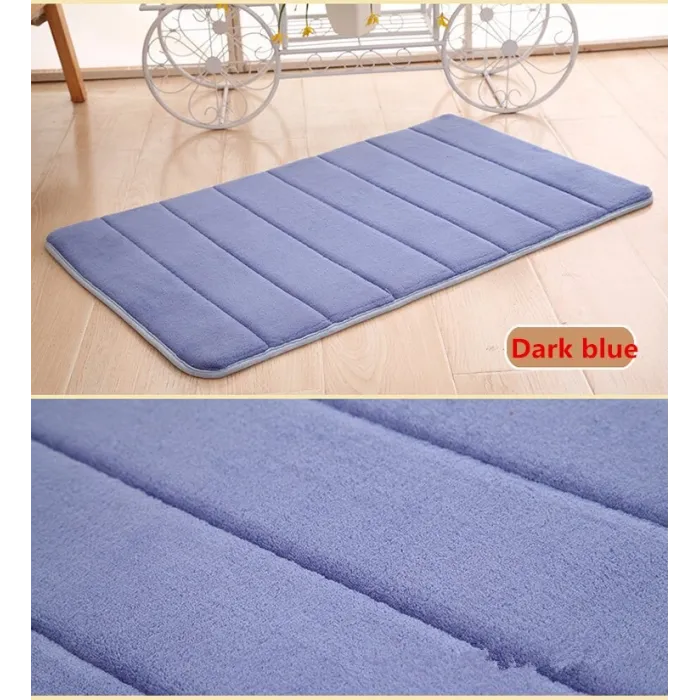 Bathroom mat - memory foam floor carpet - water absorbent