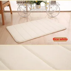Bathroom mat - memory foam floor carpet - water absorbent