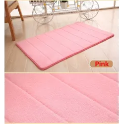 Bathroom mat - memory foam floor carpet - water absorbent