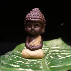 Estatuas & esculturasBuda pequeña - estatua de cerámica - figura monje
