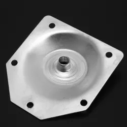 Placa de fixação de perna de mesa angular - suporte de montagem para pernas de móveis - conjunto 4 peças