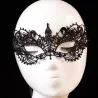 Black lace eye mask - party & carnival & masquerades 2 pieces