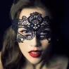 Masque oeil de dentelle noire - fête & carnaval & masquerades 2 pièces