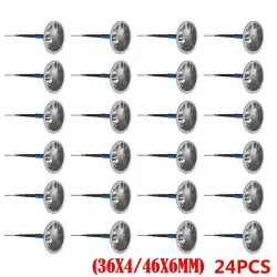 4mm - 6mm - reparera fläckar för rörlösa bildäck - set - 24 bitar