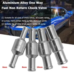 6mm / 8mm / 10mm / 12mm - aluminiumlegering - envägs - bränslekontrollventil