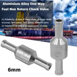 6mm / 8mm / 10mm / 12mm - liga de alumínio - one-way - válvula de retenção de combustível não-retorno
