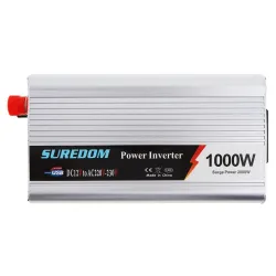 1000W - DC 12V 24V - AC 220V - 110V - USB - inverter di potenza auto - caricatore adattatore - convertitore di tensione