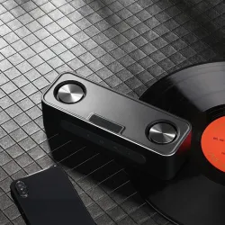 Altavoz Bluetooth30W Altavoz de metal Bluetooth con super bajo - columna digital inalámbrica 3D