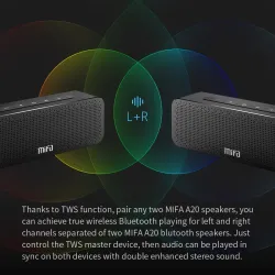 30W Bluetooth metal speaker with super bass - wireless 3D digital columnBluetooth Luidsprekers