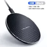 10W QI langaton laturi - nopea latauslaite iPhonelle - Samsung S20 - Huomautus 10 Plus - Xiaomi MI 9