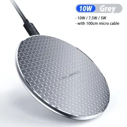 Chargeur sans fil 10W QI - chargeur rapide pour iPhone - Samsung S20 - Note 10 Plus - Xiaomi MI 9