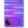 10W QI langaton laturi - nopea latauslaite iPhonelle - Samsung S20 - Huomautus 10 Plus - Xiaomi MI 9