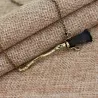 Magic broom pendant med halsband - vintage brons