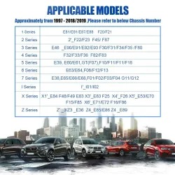 Diagnósticoescáner OBD2 para BMW air/ ABS/ SRS - herramienta de diagnóstico - C310+ Lector de código de reinicio del servicio...