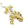 Pegatinasoro 3D - gecko de cristal - pegatina de metal