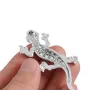 Pegatinasoro 3D - gecko de cristal - pegatina de metal