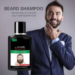 BarbaChampú de barba rica en vitamina - limpieza - nutritivo