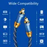 Toslink - OD6.0 - SPDIF - digital optisk fiber ljudkabel - flätad - 1m - 1,5m - 2m - 3m - 5m - 8m - 10m - 15m