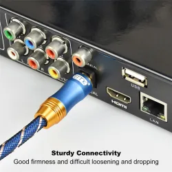 Toslinkki - OD6.0 - SPDIF - digitaalinen optinen kuitukaapeli - jarrettu - 1m - 1,5m - 2m - 5m - 8m - 10m - 15m