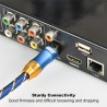 Toslink - OD6.0 - SPDIF - cabo de áudio de fibra óptica digital - trançado - 1m - 1.5m - 2m - 3m - 5m - 8m - 10m - 15m