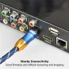 Toslinkki - OD6.0 - SPDIF - digitaalinen optinen kuitukaapeli - jarrettu - 1m - 1,5m - 2m - 5m - 8m - 10m - 15m