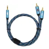 Cavo audio EMK da 3,5 mm a 2RCA AUX - 1m - 1,5m - 2m - 3m - 5m