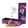 Or plaqué 24K - rose avec lumière