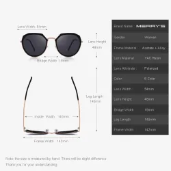 Gafas de solGafas polarizadas de lujo - templo de metal - protección UV400