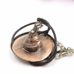 Halsband med en häxhatt - repkedja