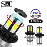 H6 - BA20D - feixe de Hi-lo - lâmpada de farol de motocicleta LED