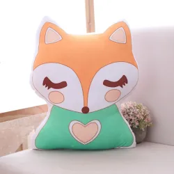 Unicorn and fox shaped stuffed toy - soft pillow