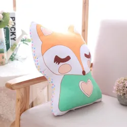 Unicorn ja fox muotoinen täytetty lelu - pehmeä tyyny