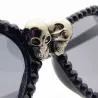 Steampunk retro sunglasses with skulls
