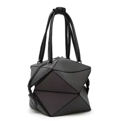 Bolsa luminosa geométrica na moda - redimensionável