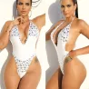 Costume de nage d'une pièce sexy avec diamants