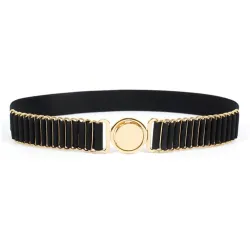Elegantti elastinen vyö kultaisella kierroksella