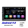2 Din Bluetooth Android 9 autoradio - WiFi - USB - GPS navigazione - Mirrorlink - MP3 MP5